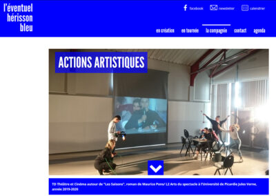 L’éventuel hérisson bleu